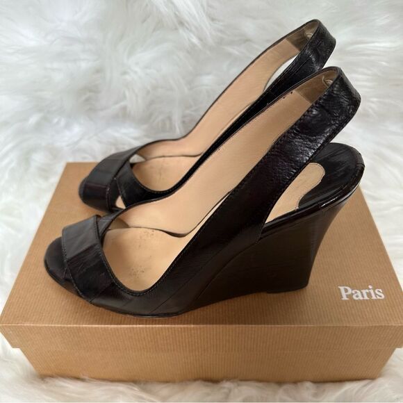 Vintage Louboutin Wedges - Picture 6 of 14